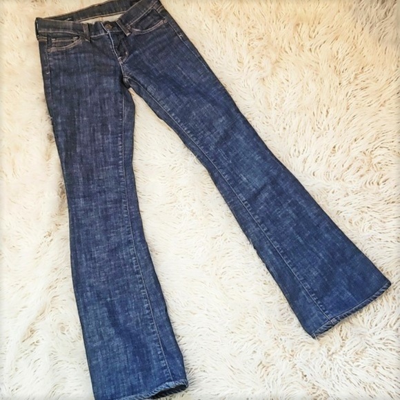 CITIZENS OF HUMANITY JEROME DAHAN BOOTCUT 24 bell bottoms - Picture 1 of 6